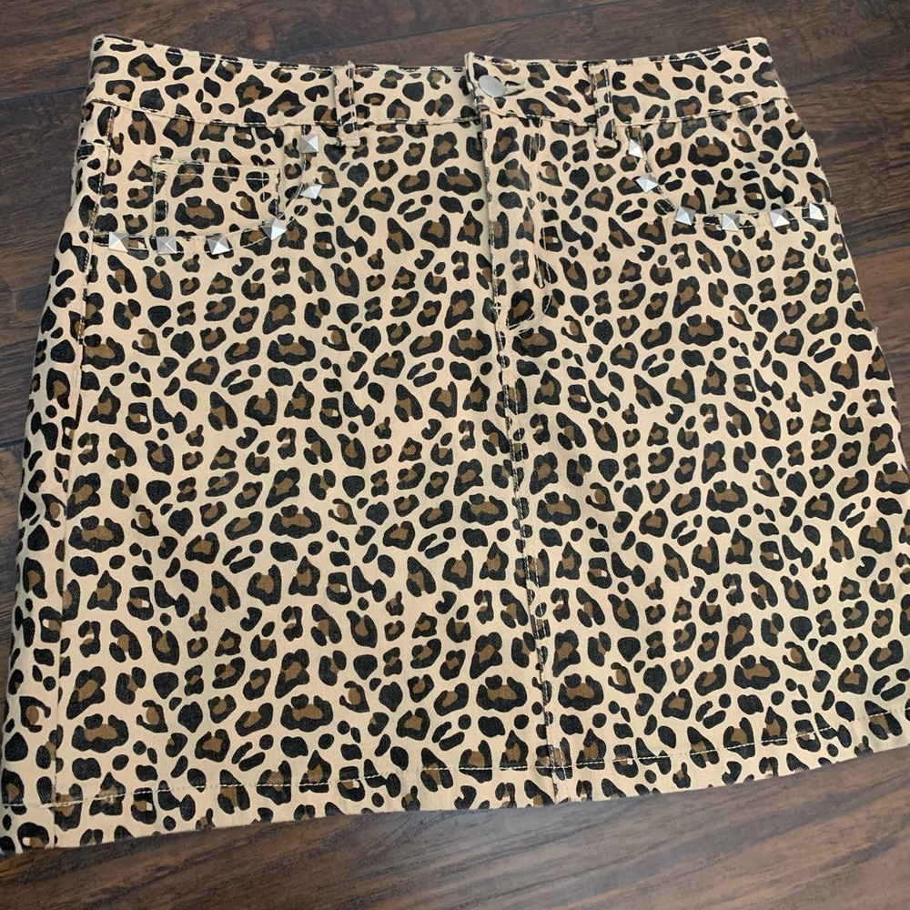 Cheetah Print Skirt